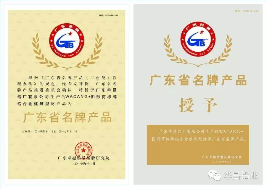 我司兩產(chǎn)品獲得廣東省名牌產(chǎn)品稱(chēng)號(hào)