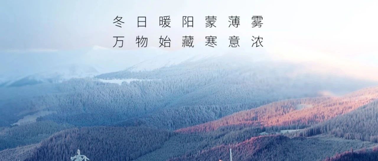 立冬 | 冬日暖陽(yáng)蒙薄霧   萬(wàn)物始藏寒意濃