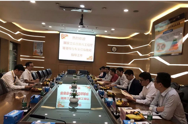 國(guó)家工信部及省工信廳等領(lǐng)導(dǎo)與專家蒞臨華昌鋁業(yè)指導(dǎo)工作