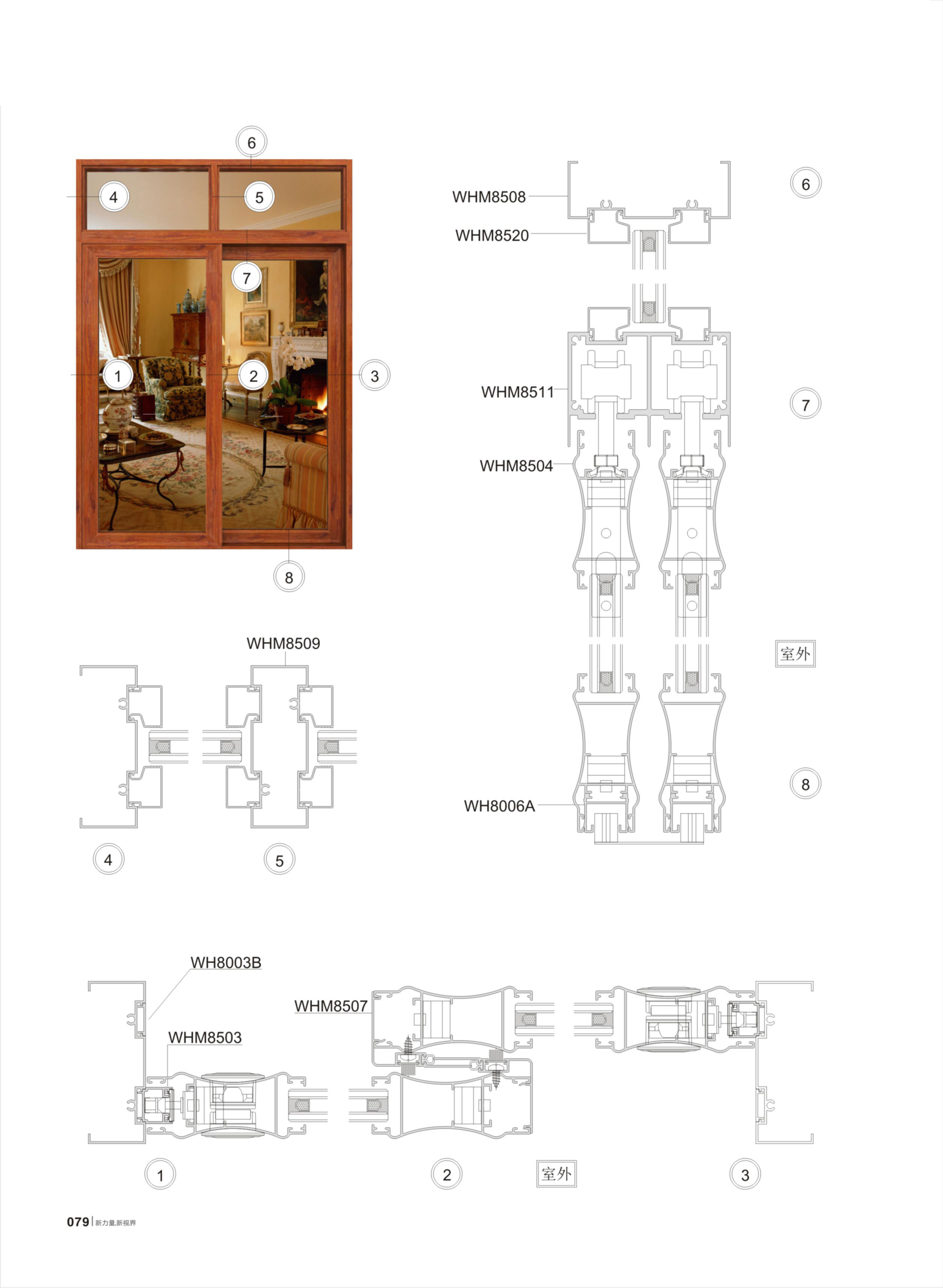 WHM85推拉、吊軌門