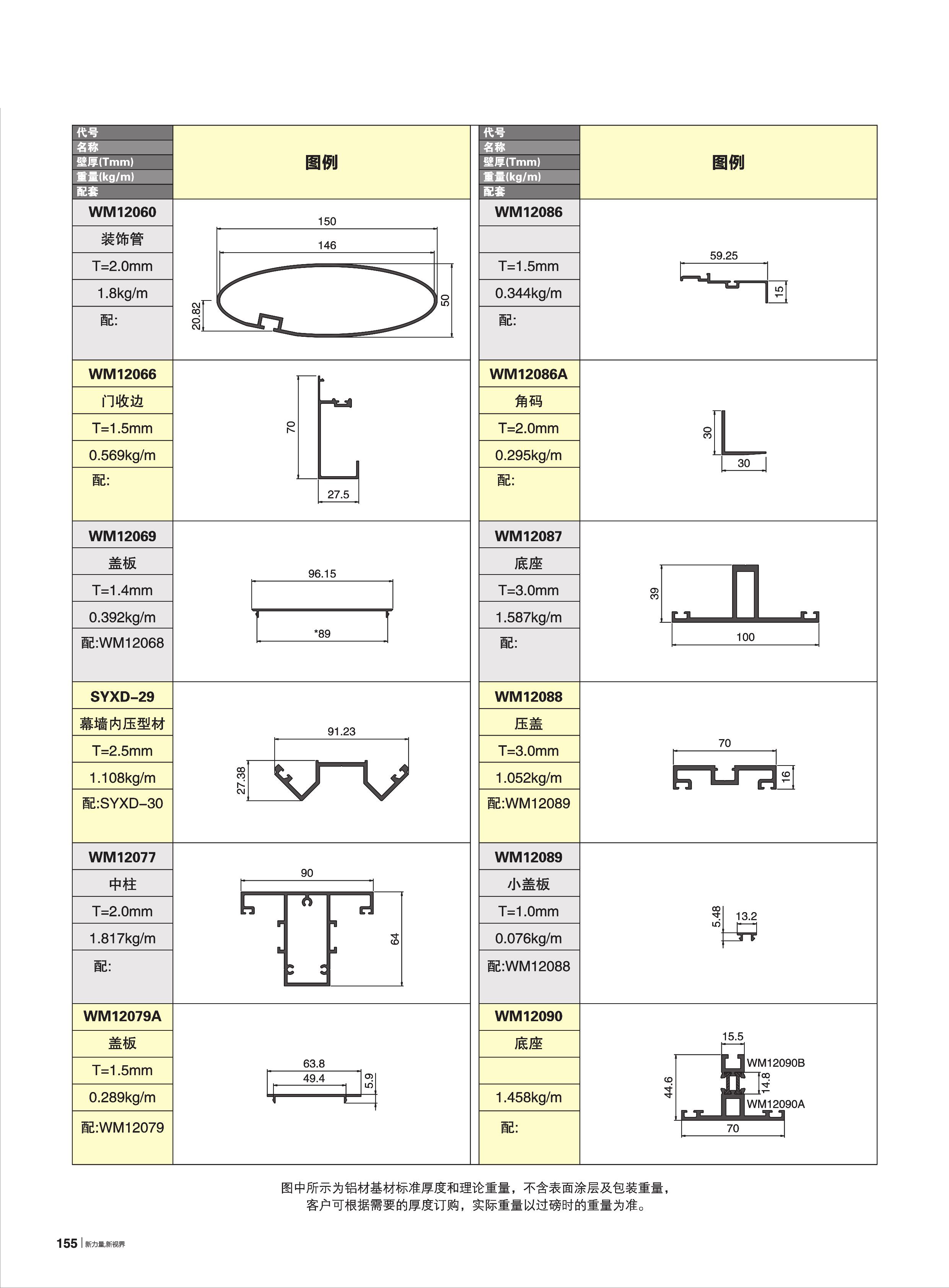 自選幕墻雜料