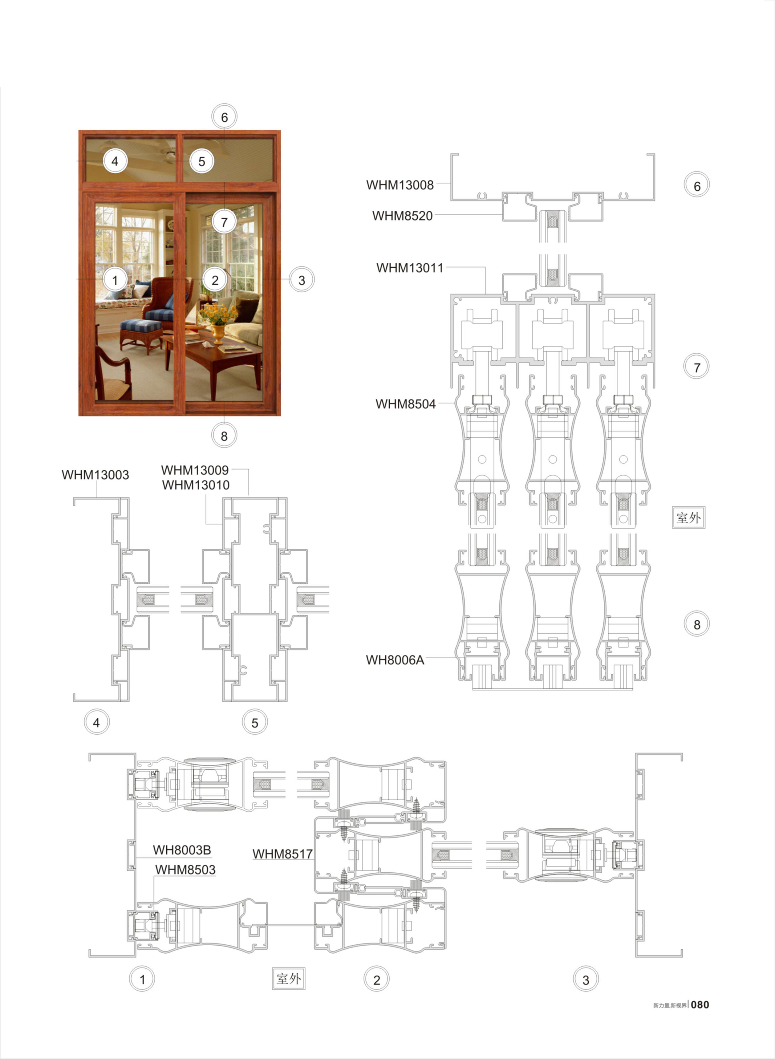 WHM85推拉、吊軌門